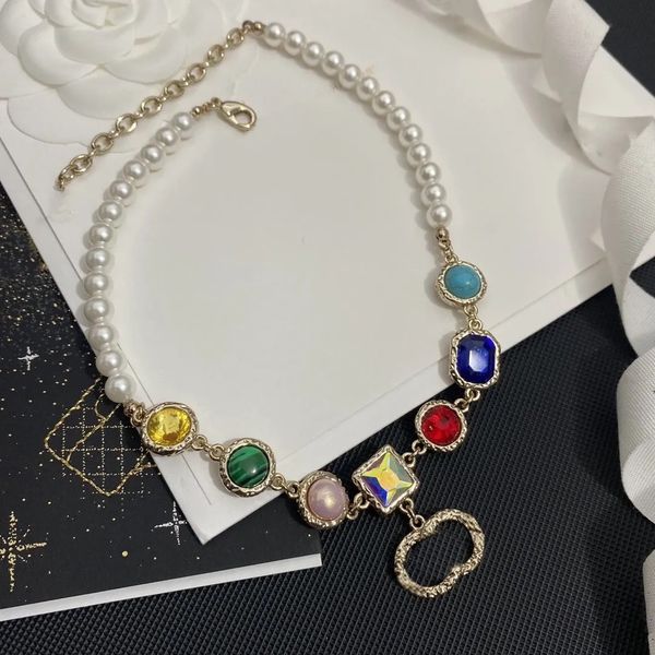 

luxury fashion necklace designer jewelry party sterling silver diamond pendant necklaces for women fancy