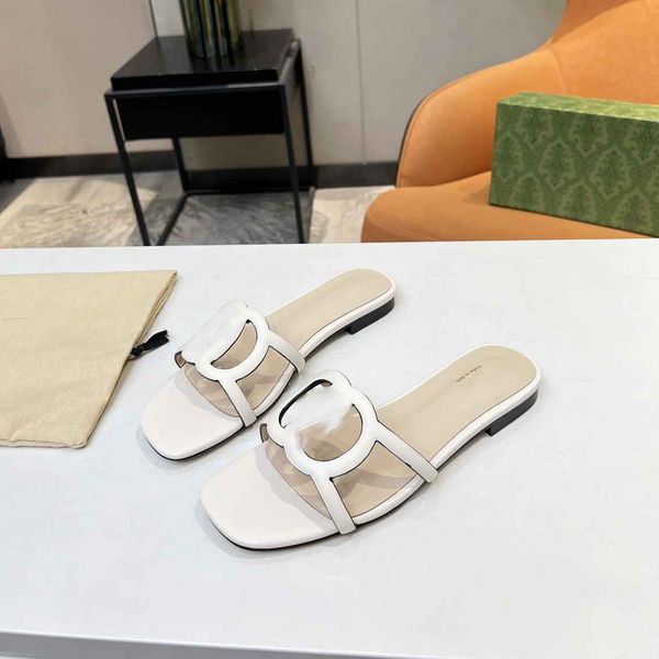 

women men leather ggsity slide slipper sandals designer slides causal non-slip slides summer flip flops outdoor flower platform jhghj, Black