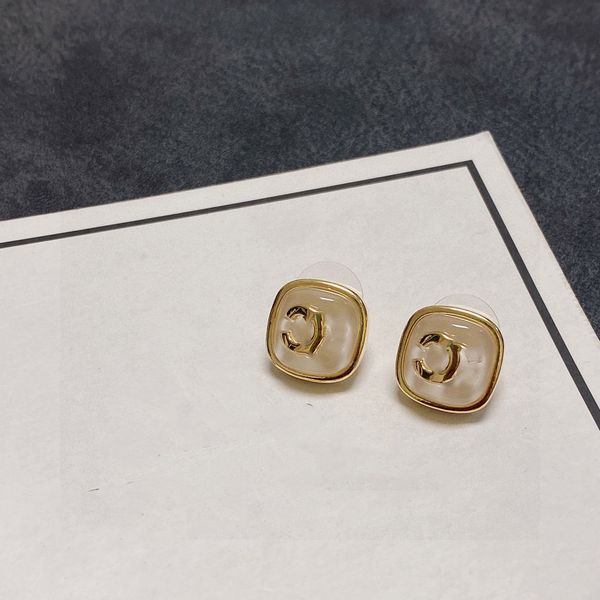 

designer ccity stud for women luxury earring retro hoop jewelry pearl gifts vintage charm sh0, Golden;silver