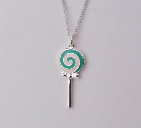 

robol lollipop necklace pendant accessories necklaces for women 925 sterling silver necklaces pendants colar scarf chain7382640