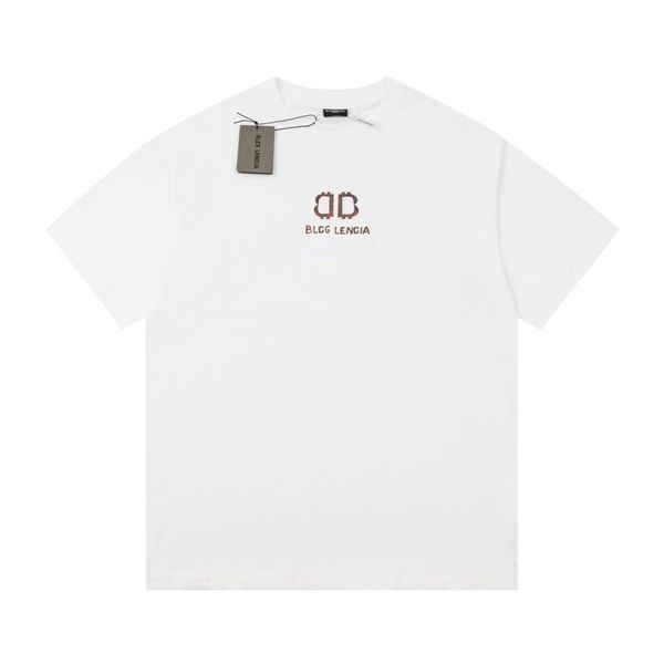 

blcg lencia summer t-shirts high street hip-hop style 100% cotton quality men and women drop sleeve loose tshirts oversize 23172, White;black