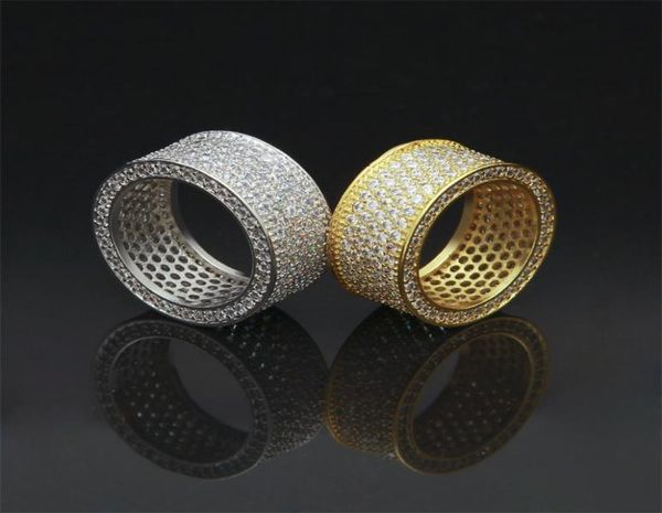 

mens hip hop gold ring jewelry fashion gemstone simulation diamond iced out rings for men 1258 b33129634, Silver