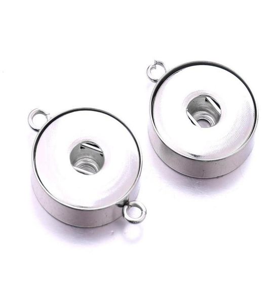 

10pcslot snap jewelry finding stainless steel silver color 12mm 18mm snap buttons diy accessories for bracelet jllvnr5396400