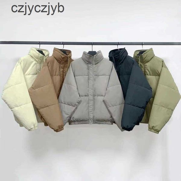 

mens down parkas mens street style down coat fashion designer womens down jacket winter light puffer jackets casual short reflective parkas, Black
