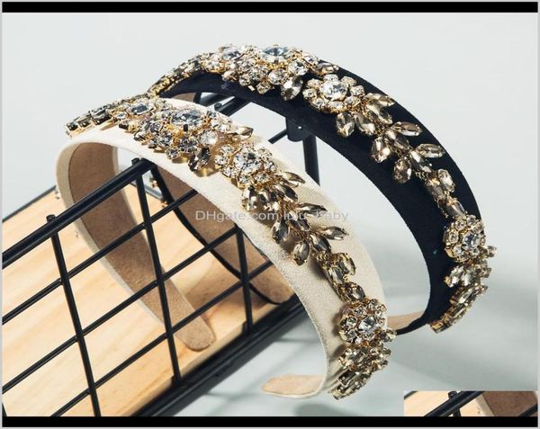 

accessories baroque court wind super flash rhinestone glass diamond flower band female x4kiv headbands ja9og7015142, Silver