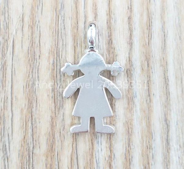 

silver sweet dolls pendant authentic 925 sterling silver pendants fits european style gift andy jewel 51590014324556506949873