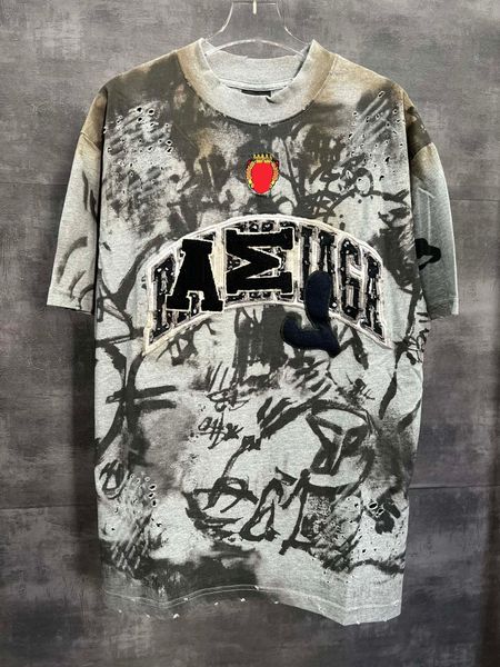 

men's plus tees & polos round neck embroidered and printed polar style summer wear with street pure cotton 1e2rf, White;black