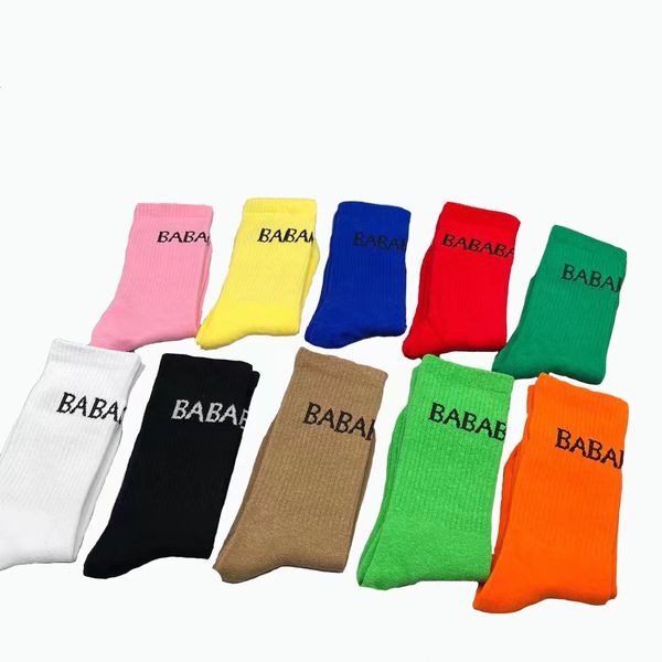 

mens socks tech fleece designer classic socks five pairs womens socks solid color breathable black and white football basketball sports sock
