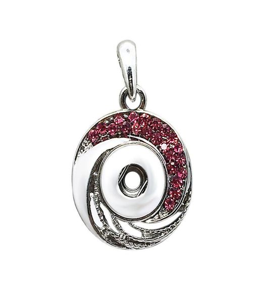 

fashion interchangeable metal flower tree ginger crystal necklace 046 fit 12mm snap button pendant necklace charm jewelry for wome4873780, Silver