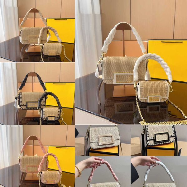 

nxy straw bag designer beach bags wholesale women luxurys handbag chain weaving handbags fashion solid color classic purse 230420