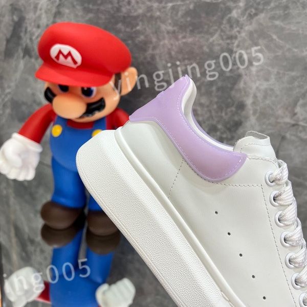 

new luxurys platform designer sneakers casual shoes leather lace up men fashion white black mens womens espadrilles sports trainer xsd221136