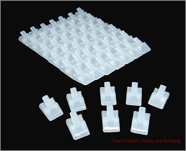 

black white clear plastic display jewelry holder for ring display small clip pad for finger ring display stand 200pcs shippin7036752