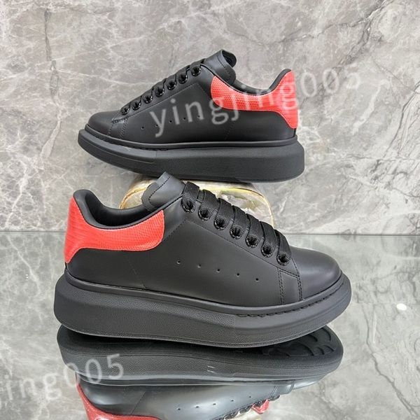 

2023 new luxury platform designer sneakers casual shoe leather lace up men fashion white black mens womens espadrilles sports trainer xsd221