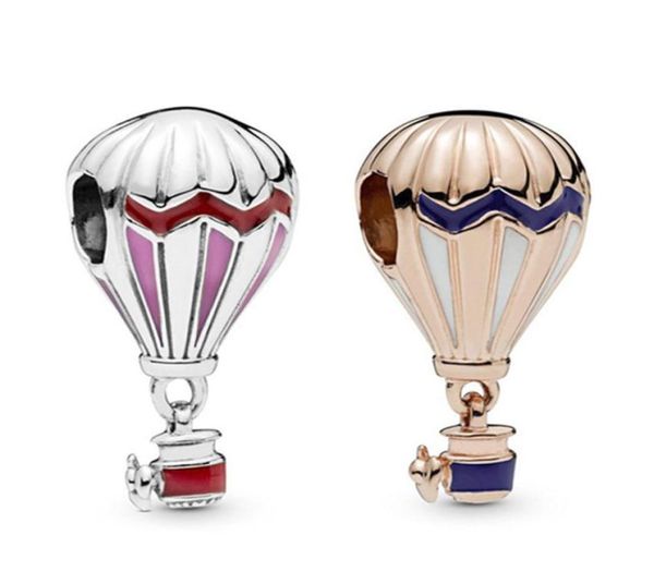 

popular 925 sterling silver cute air balloon pendant diy beads for original charm bracelet women jewelry making gifts9835289, Bronze;silver
