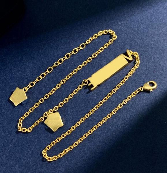

english letter pendant necklace for mens women designer necklaces gold chains jewelry luxury women head v wedding hip hop with box8664268, Silver