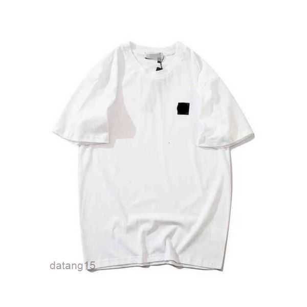 

stones island tees tshirt summer fashion mens womens designers t shirts long sleeve luxurys letter cotton tshirts clothing polos short clot, White;black