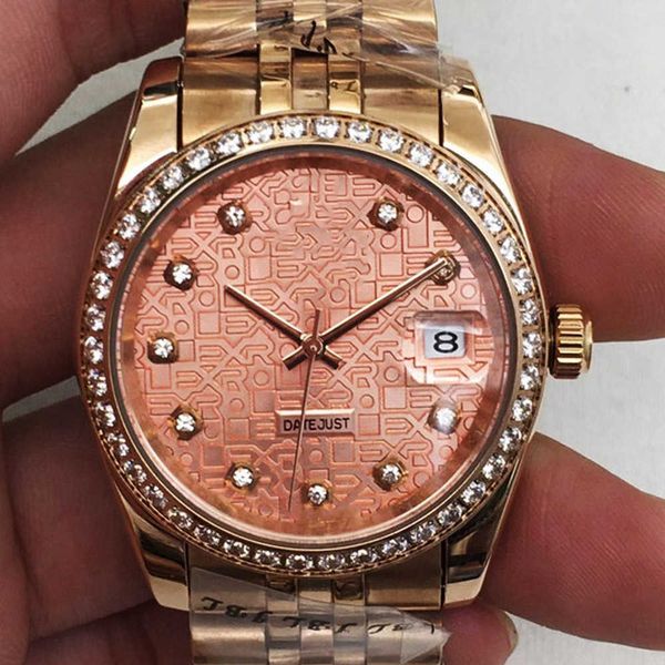 

r olax men's watches from brands automatic mechanical watch logbook full watch 36 with gift box, Slivery;golden