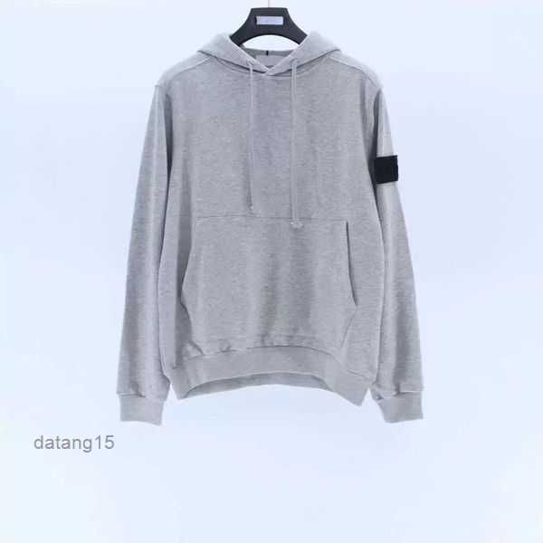 

stones island men sweatshirt designer men and women hoodie casual long sleeve sweater couple loose fashion spring and autumn sweatshirt and, Black