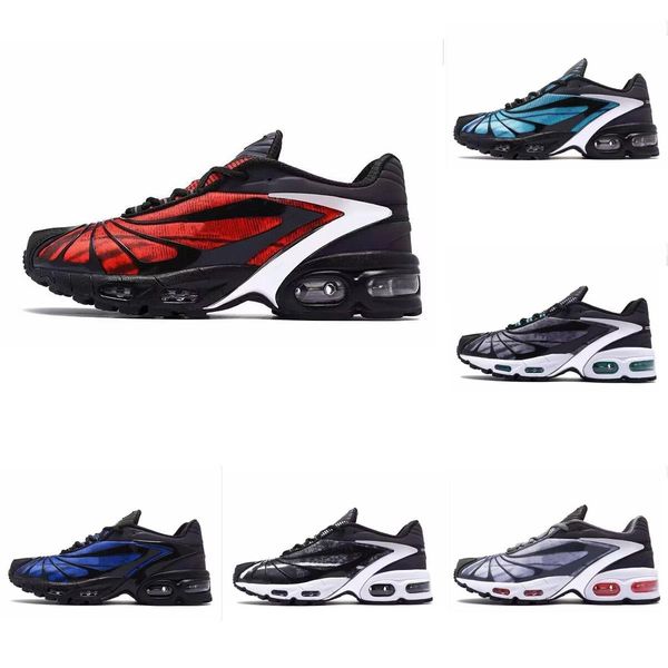 

skepta tailwind v running shoes skeptas sneaker bloody chrome bright blue chaos white black red deep blue outdoors trainers sports sneakers