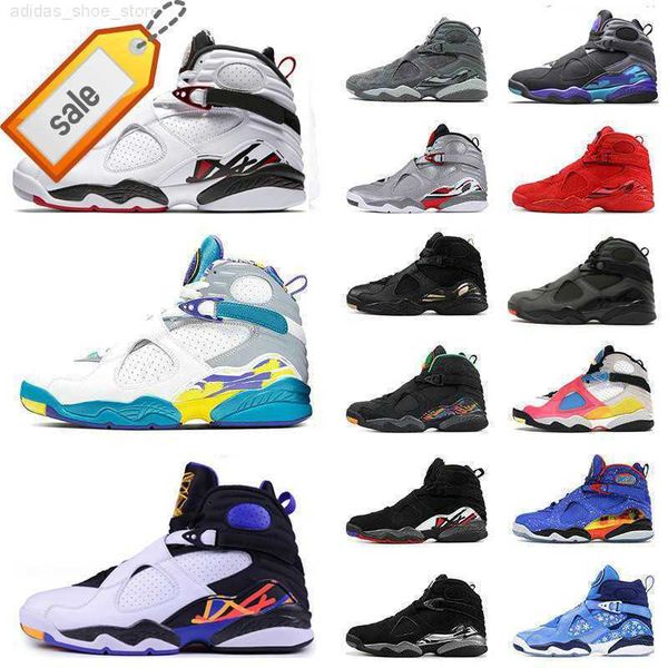 

jumpman mens retro women basketball shoes 8 8s alternate countdown pack doernbechaer raid quai bred aqua ovo valentines day playoff, Black