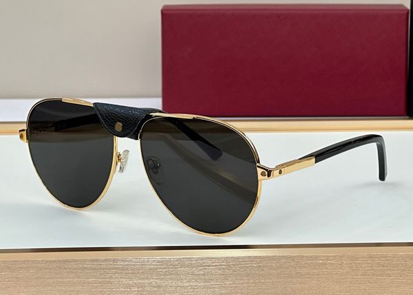 

fashion designer 0096 mens sunglasses classic vintage metal pilot shape glasses outdoor leisure versatile style uv protection come with case, White;black
