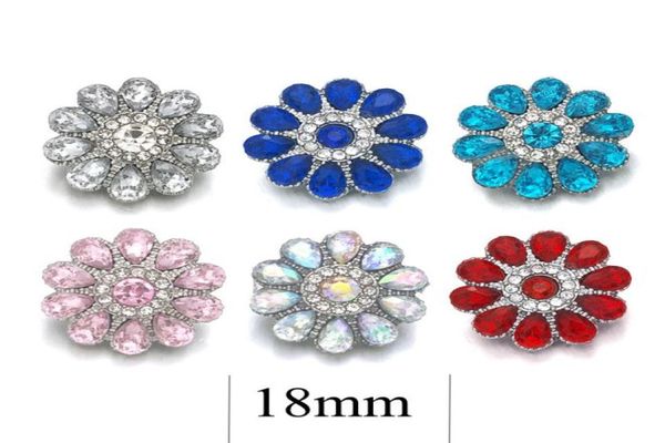 

jewelry component w461 crystal 3d 18mm metal snap button for bracelet necklace interchangeable jewelry women accessorie findings5983394