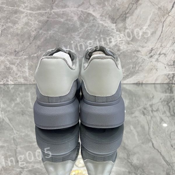 

new luxury fashion designers casual shoe espadrilles trainers flats platform sneakers white black leather womens lace up mens xsd221129
