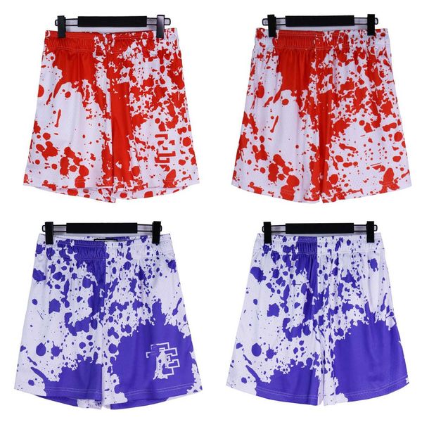 

trendy ee sports casual shorts high street casual floral capris drawstring, White;black