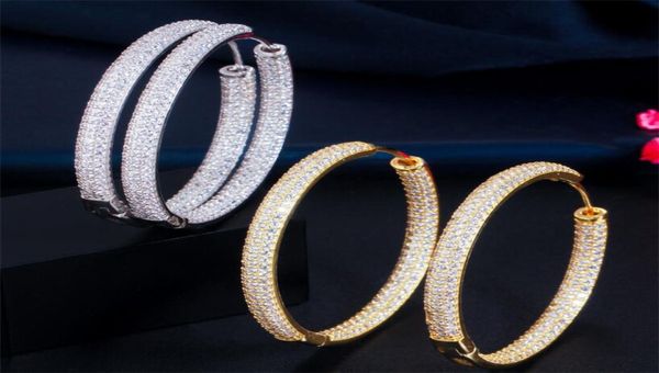 

choucong brand unique personality luxury jewelry 18k gold fill pave white sapphire cz diamond gemstones party zircon women wedding4547255, Silver