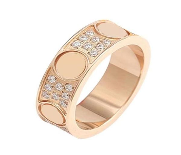 

carti love screw diamond ring designer jewlery for women men engagement wedding rings luxury wide version rose gold silver titaniu9052120