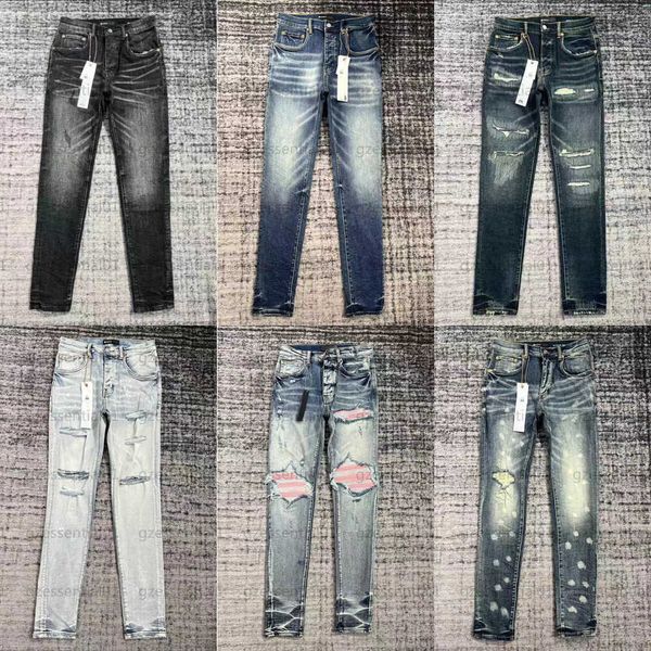 

purple jeans mens designer jean pant fashion brand clothing comfortable denim fabric sleek fit artistic streetwear men clothing designers pa, Blue