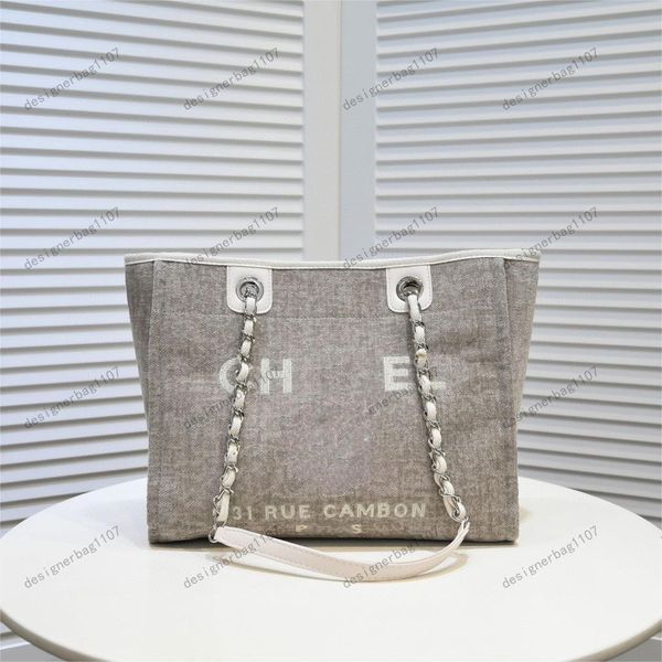 

tote bag luxury designer shopping bag womens handbags totes handbag summer raffia linen large beach bags travel cross body shoulder tote bag