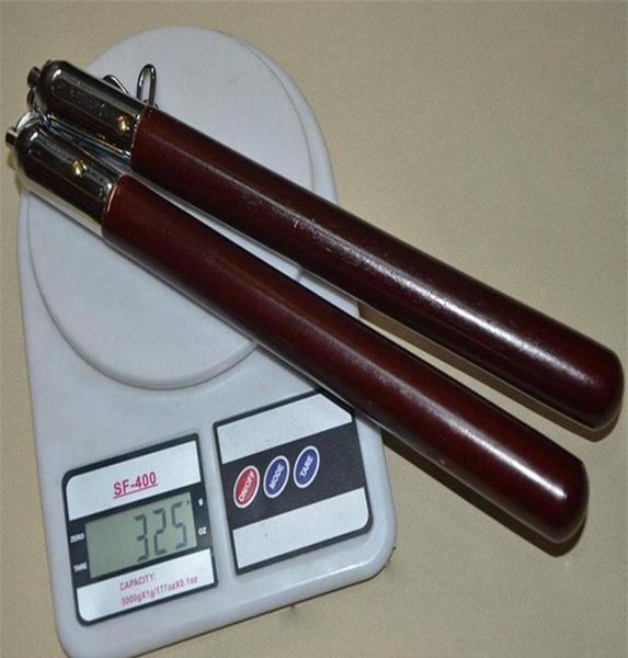 

whole red mahogany nunchakus rope steel chain sponge nunchakus actual combat show martial arts supplies performance props two32042610148