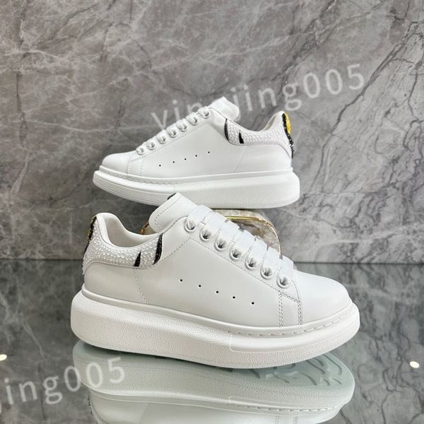 

2023 new fashion designers casual shoe espadrilles trainers flats platform sneakers white black leather womens lace up mens xsd221127