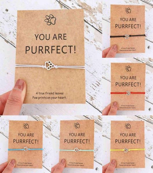 

you are pawsome dog bracelet paw print bracelet dog mom gift dog lover gift animals jewelry for women men friendship gift2621921, Golden;silver