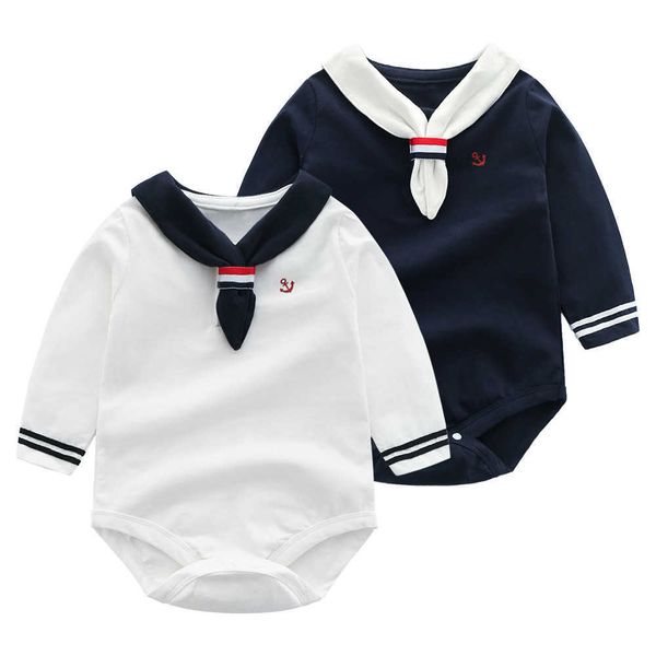 

summer newborn baby girl clothes baby rompers baby boy clothing roupas bebe infant jumpsuits white navy infant jumpsuit bebes g1221, Blue