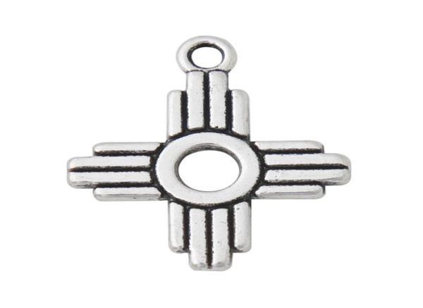 

fashion antique silver color double side cross charms alloy pendant charms 1720mm 50pcs aac18527408962, Bronze;silver