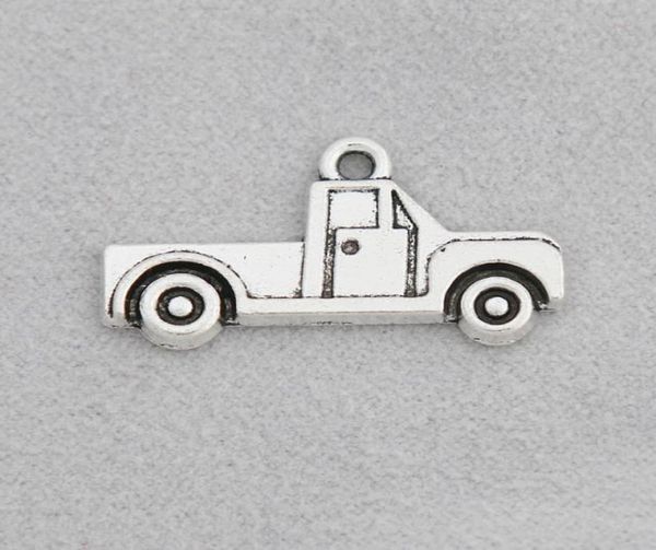

antique silver color single side alloy truck car charms camp car charms 1426mm 100pcs aac18544600316, Bronze;silver