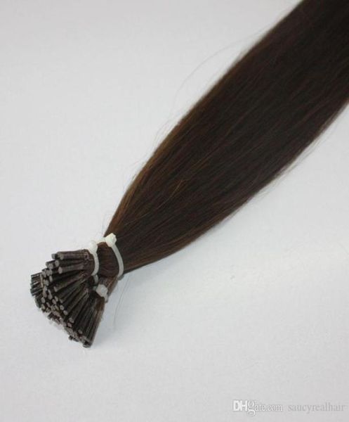 

double drawn 100 human hair extensions stick i tip in hair 08gs 160g 200s 14 to 26inch indian remy hair4030822, Black