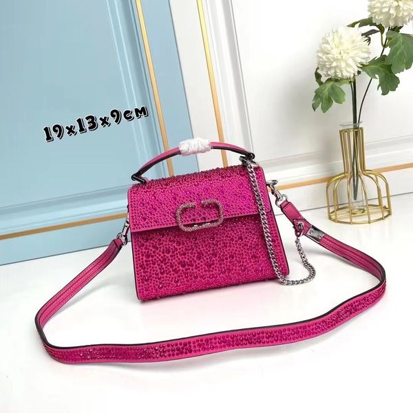 

designer women vsling bag handbags 10a womens tote bags sparkling diamond crystal shoulder bags valentinose crossbody loco dinner handbags s