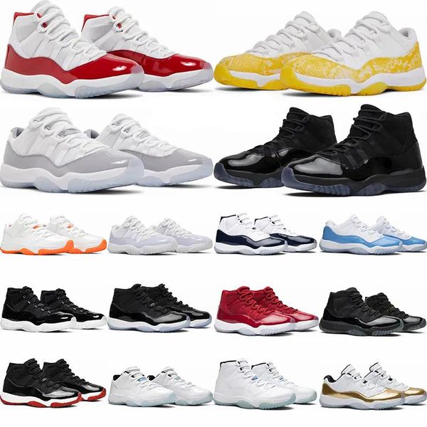

jumpman 11s basketball shoes yellow python 11 space jam cool grey concord citrus cherry cap and gown bred animal 25th anniversary men women