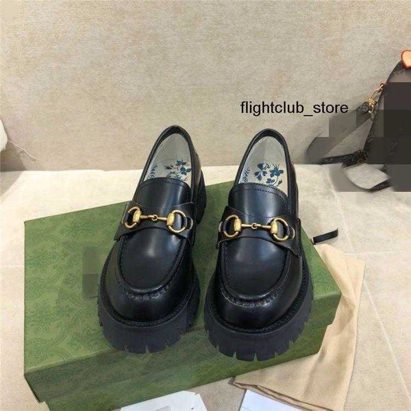 

shoes button size 5cm single ggity embroidery leather fashion metal women luxury classic business loafers chunky 35- heels 40 mklj0001 dwv, Black