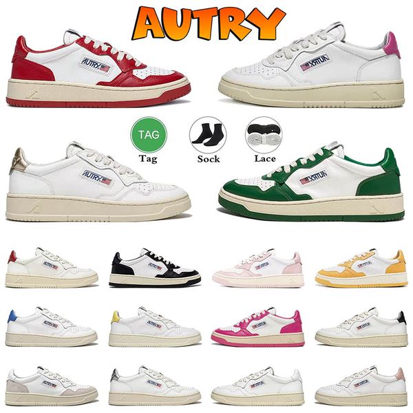 

designer shoes autry medalist sneakers autries action high panda green two-tone leather suede low fashion luxury men women casual dhgate out