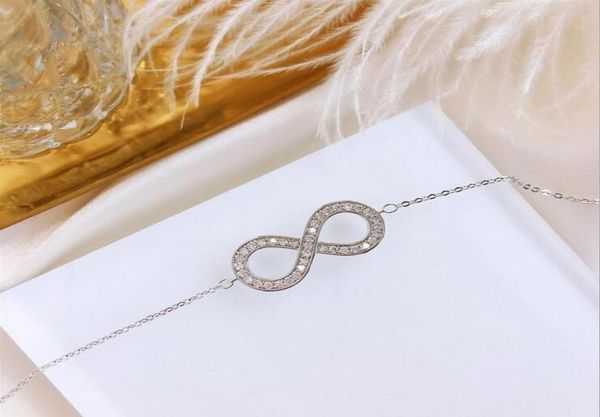 

classical luxury jewelry real 925 stelring silver pave white sapphire cz diamond party handmade women wedding bracelet for lover4644166, Golden;silver