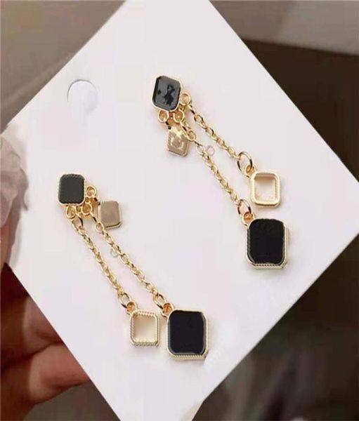 

dangle earrings charm designer for woman couple pair earring hoop two pieces jewelry flours accessories buckle agete colorful jewe1783511, Silver