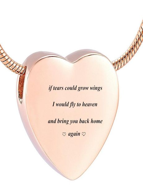 

new2235 women gift necklace stainless steel cremation pendant for loved one039s ashes keepsake memorial urn jewelry2806451, Silver