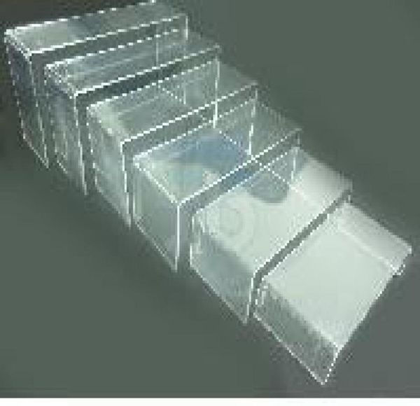 

clear acrylic display riser showcase stand 12pcs0123459290974, Black