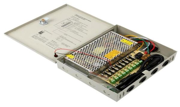 

dc 12v 10a 9ch channel power supply box for cctv camera0121852308