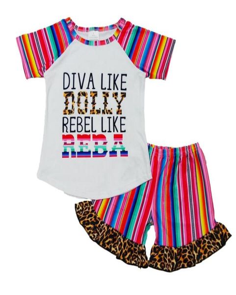 

summer toddler girl clothes set tshirtpants 2pcs outfits milk silk kids boutique clothing sets fashion kids baby clothes girls s4082597, White