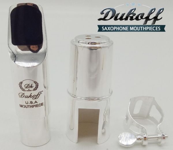 

professional silver dukoff e flat b flat saxophone metal mouthpiece mouthpiece sax dukoff mouth pieces 5 6 7 8 97393120